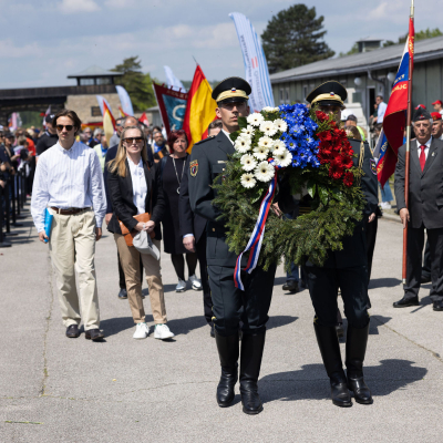 Befreiungsfeier 2023 Kranzniederlegungen © MKÖ/Sebastian Philipp