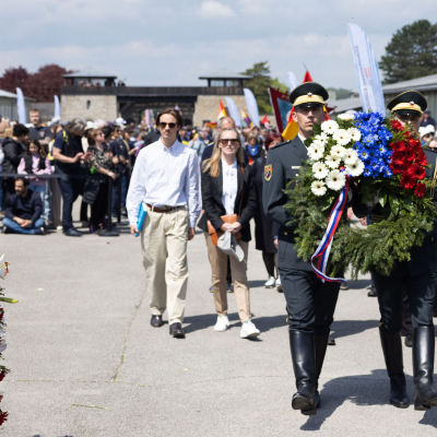 Befreiungsfeier 2023 Kranzniederlegungen © MKÖ/Sebastian Philipp