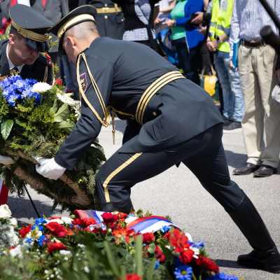 Befreiungsfeier 2023 Kranzniederlegungen © MKÖ/Sebastian Philipp