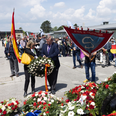 Befreiungsfeier 2023 Kranzniederlegungen © MKÖ/Sebastian Philipp