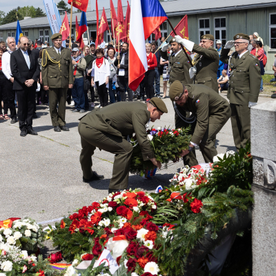 Befreiungsfeier 2023 Kranzniederlegungen © MKÖ/Sebastian Philipp