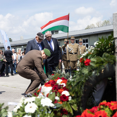 Befreiungsfeier 2023 Kranzniederlegungen © MKÖ/Sebastian Philipp