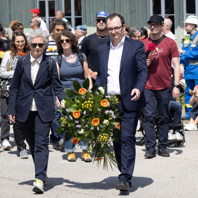 Befreiungsfeier 2023 Kranzniederlegungen © MKÖ/Sebastian Philipp