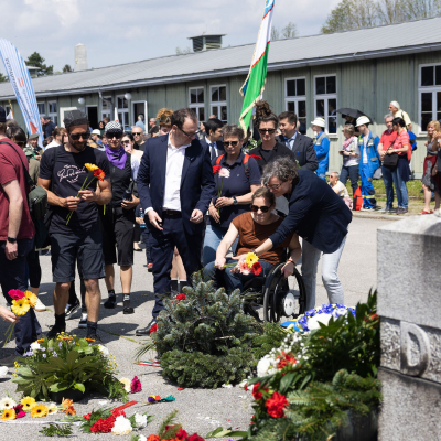 Befreiungsfeier 2023 Kranzniederlegungen © MKÖ/Sebastian Philipp