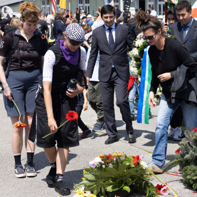 Befreiungsfeier 2023 Kranzniederlegungen © MKÖ/Sebastian Philipp