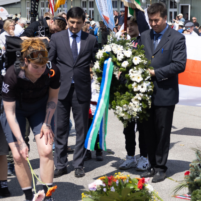 Befreiungsfeier 2023 Kranzniederlegungen © MKÖ/Sebastian Philipp