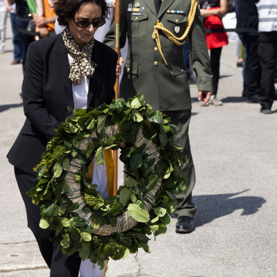 Befreiungsfeier 2023 Kranzniederlegungen © MKÖ/Sebastian Philipp