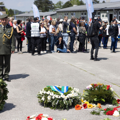 Befreiungsfeier 2023 Kranzniederlegungen © MKÖ/Sebastian Philipp