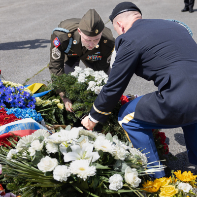 Befreiungsfeier 2023 Kranzniederlegungen © MKÖ/Sebastian Philipp