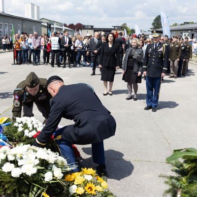 Befreiungsfeier 2023 Kranzniederlegungen © MKÖ/Sebastian Philipp
