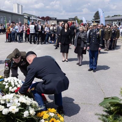 Befreiungsfeier 2023 Kranzniederlegungen © MKÖ/Sebastian Philipp