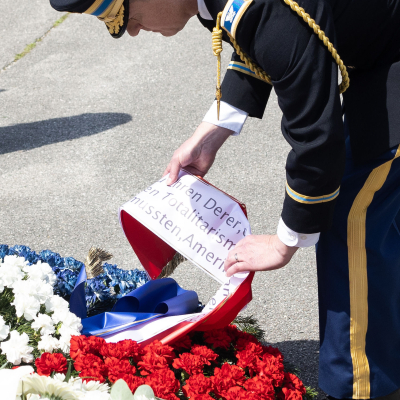 Befreiungsfeier 2023 Kranzniederlegungen © MKÖ/Sebastian Philipp