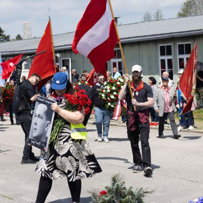 Befreiungsfeier 2023 Kranzniederlegungen © MKÖ/Sebastian Philipp