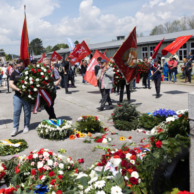 Befreiungsfeier 2023 Kranzniederlegungen © MKÖ/Sebastian Philipp