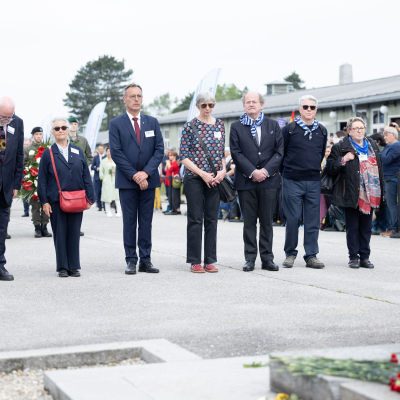 Liberation and Commemoration Ceremony 2024 Wreath-laying © MKÖ/Sebastian Philipp