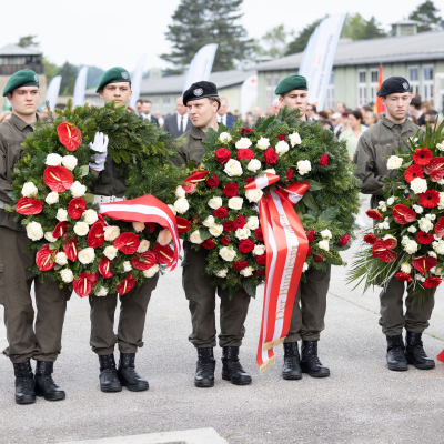 Liberation and Commemoration Ceremony 2024 Wreath-laying © MKÖ/Sebastian Philipp