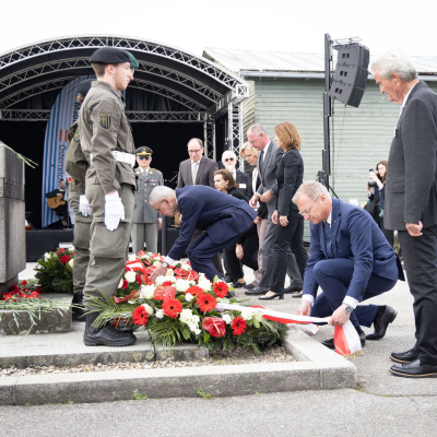 Liberation and Commemoration Ceremony 2024 Wreath-laying © MKÖ/Sebastian Philipp