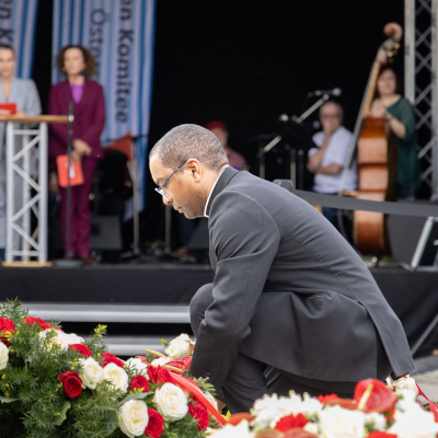 Liberation and Commemoration Ceremony 2024 Wreath-laying © MKÖ/Sebastian Philipp