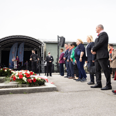 Liberation and Commemoration Ceremony 2024 Wreath-laying © MKÖ/Sebastian Philipp