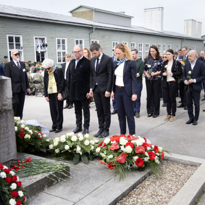 Liberation and Commemoration Ceremony 2024 Wreath-laying © MKÖ/Sebastian Philipp