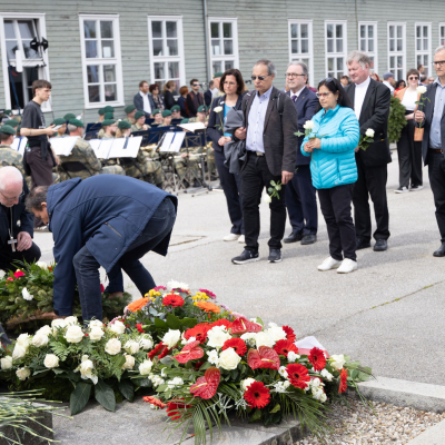 Liberation and Commemoration Ceremony 2024 Wreath-laying © MKÖ/Sebastian Philipp