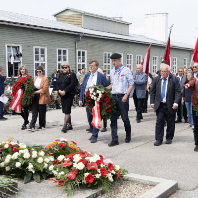 Liberation and Commemoration Ceremony 2024 Wreath-laying © MKÖ/Sebastian Philipp