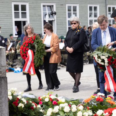 Liberation and Commemoration Ceremony 2024 Wreath-laying © MKÖ/Sebastian Philipp