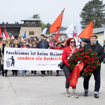 Liberation and Commemoration Ceremony 2024 Wreath-laying © MKÖ/Sebastian Philipp