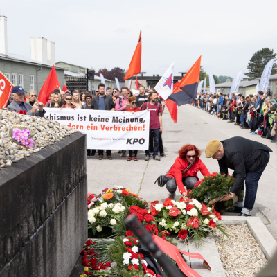 Liberation and Commemoration Ceremony 2024 Wreath-laying © MKÖ/Sebastian Philipp