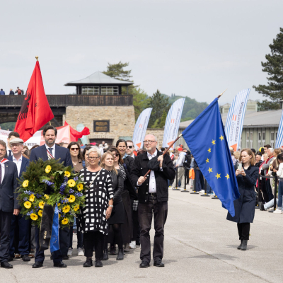 Liberation and Commemoration Ceremony 2024 Wreath-laying © MKÖ/Sebastian Philipp