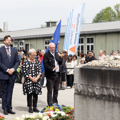 Liberation and Commemoration Ceremony 2024 Wreath-laying © MKÖ/Sebastian Philipp