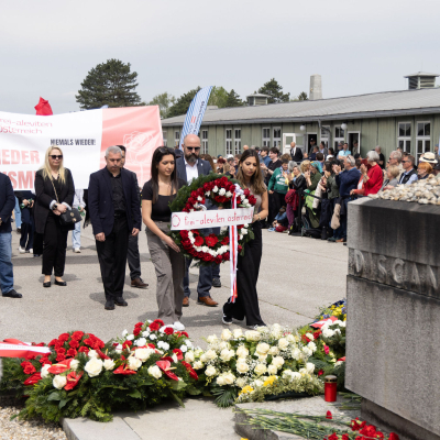 Liberation and Commemoration Ceremony 2024 Wreath-laying © MKÖ/Sebastian Philipp
