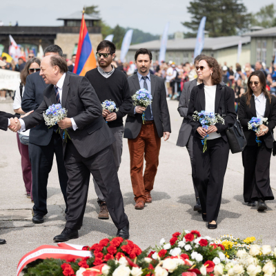 Liberation and Commemoration Ceremony 2024 Wreath-laying © MKÖ/Sebastian Philipp