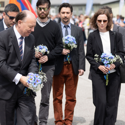 Liberation and Commemoration Ceremony 2024 Wreath-laying © MKÖ/Sebastian Philipp