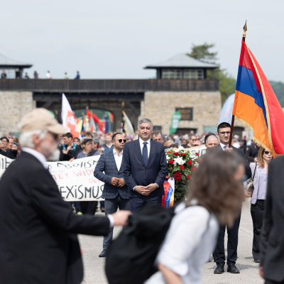 Liberation and Commemoration Ceremony 2024 Wreath-laying © MKÖ/Sebastian Philipp