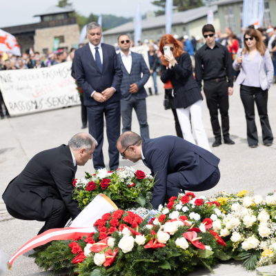 Liberation and Commemoration Ceremony 2024 Wreath-laying © MKÖ/Sebastian Philipp