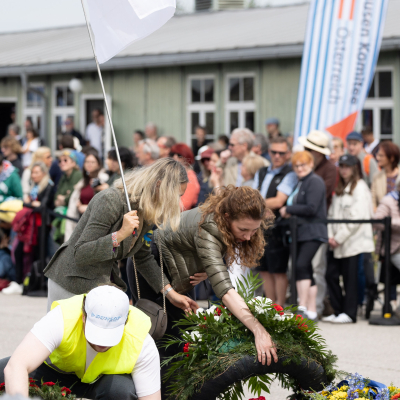 Liberation and Commemoration Ceremony 2024 Wreath-laying © MKÖ/Sebastian Philipp