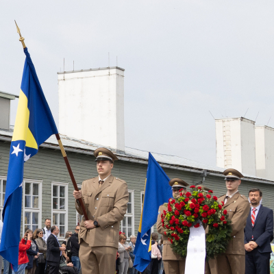 Liberation and Commemoration Ceremony 2024 Wreath-laying © MKÖ/Sebastian Philipp