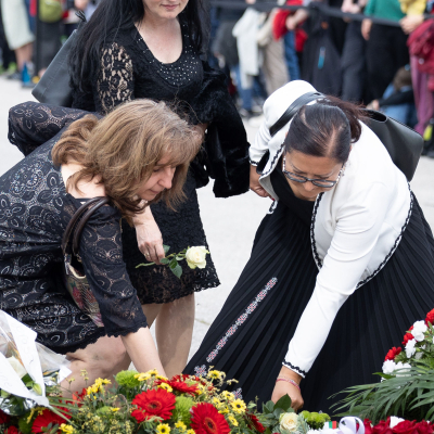 Liberation and Commemoration Ceremony 2024 Wreath-laying © MKÖ/Sebastian Philipp