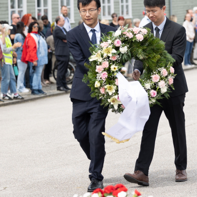 Liberation and Commemoration Ceremony 2024 Wreath-laying © MKÖ/Sebastian Philipp