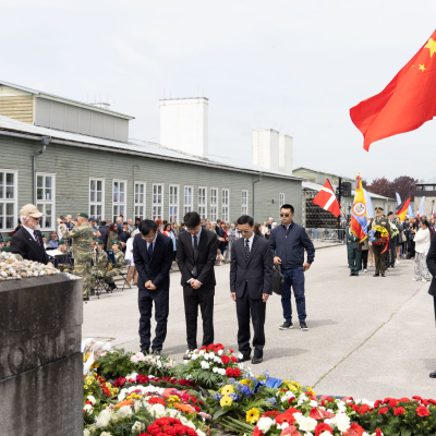 Liberation and Commemoration Ceremony 2024 Wreath-laying © MKÖ/Sebastian Philipp