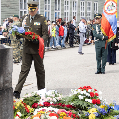 Liberation and Commemoration Ceremony 2024 Wreath-laying © MKÖ/Sebastian Philipp