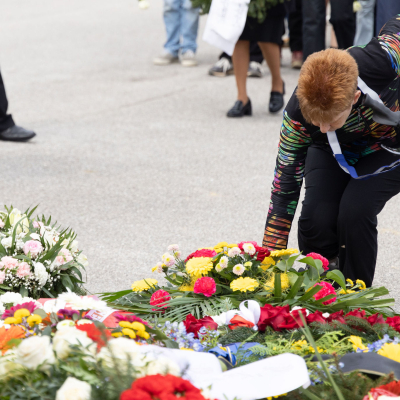 Liberation and Commemoration Ceremony 2024 Wreath-laying © MKÖ/Sebastian Philipp