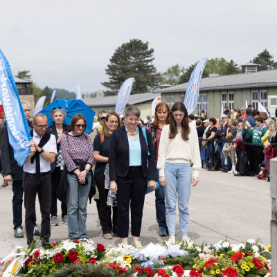 Liberation and Commemoration Ceremony 2024 Wreath-laying © MKÖ/Sebastian Philipp