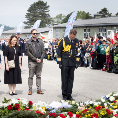 Liberation and Commemoration Ceremony 2024 Wreath-laying © MKÖ/Sebastian Philipp