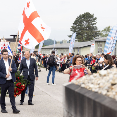 Liberation and Commemoration Ceremony 2024 Wreath-laying © MKÖ/Sebastian Philipp