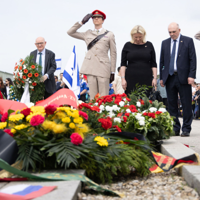 Liberation and Commemoration Ceremony 2024 Wreath-laying © MKÖ/Sebastian Philipp