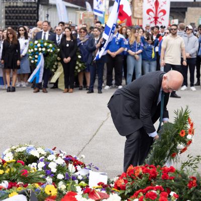 Liberation and Commemoration Ceremony 2024 Wreath-laying © MKÖ/Sebastian Philipp