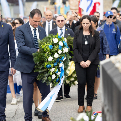 Liberation and Commemoration Ceremony 2024 Wreath-laying © MKÖ/Sebastian Philipp
