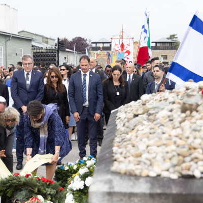 Liberation and Commemoration Ceremony 2024 Wreath-laying © MKÖ/Sebastian Philipp